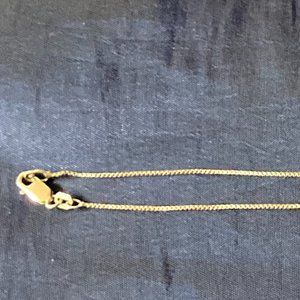 White gold plated 925 sterling silver chain